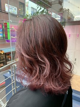 ゴートヘアトヨナカ(GOAT hair Toyonaka) 【 ピンク系グラデーション 】