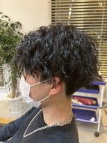 ラ メール ヘア デザイン(La mer HAIR DESIGN)&nbsp;メンズ★ツイスパアップバング☆ノーセット