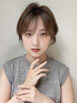 コクーン 銀座(Cocoon)&nbsp;カジュアルショート#レイヤーカット#ウェットヘア#オリーブ