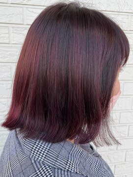 アンジュ 篠ノ井店(ange) ピンクブラウン×クリスタルカラー