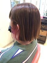 エイチエアー アルファ H'air alfa つつじヶ丘北口店 ボブでインナーカラー