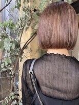 アオゾラヘアー フジサキグウ(AOZORA HAIR FUJISAKIGU) ぱつっとミルクティー