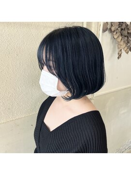 ボアップ(boappu) #ブルーカラー#ケアブリーチ#髪質改善トリートメント