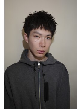 ブークル(boucle) スパイキーショート　メンズ　パーマ　ゆるめ　ベリーショート