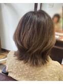 ミニウルフ　くびれヘアー　レイヤーカット