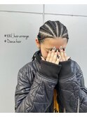 シンプルコーンロウ全頭/名定
