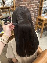 山野愛子美容室 銀座店&nbsp;【ツヤ髪】アッシュカラー×韓国風レイヤーカット