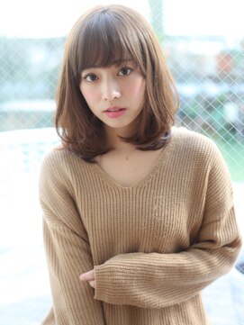 マイラ 銀座(myla) 20代30代40代50代ひし形くびれレイヤーカットオリーブベージュ