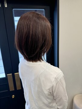 ラヴィン(LOVIN’) ショートボブ/ピンクベージュ/グレイカラー