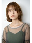 外ハネボブ×テラコッタカラー