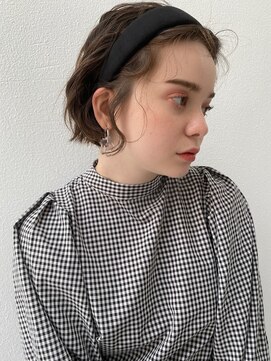 レオニード 表参道(LEONID) カチューシャアレンジ/ボブ/お呼ばれヘア