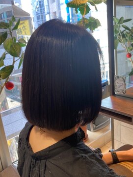 ヘアリゾート粋 ティガ 池袋店(tiga) ショートボブ/黒髪ボブ/丸みボブ