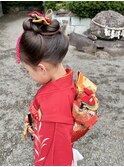 7歳七五三日本髪♪