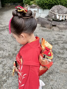 シーム(Seamu) 7歳七五三日本髪♪