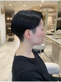 刈り上げショート刈り上げ女子アシメメンズライク30代40代50代