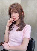 【LANY 横浜】 レイヤーカット×ストロベリーベージュ