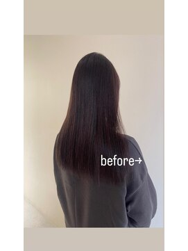 ニール 名古屋 伏見 丸の内(NEELU) 【neelu_hachi】ブリーチ毛でもできる酸性ストレート