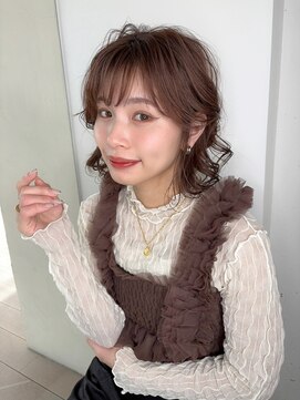 オーロ 武庫之荘店(ORO) レイヤーボブ外ハネふわっと巻き