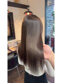 #エアーストレート#縮毛矯正#髪質改善