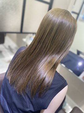 あお へあさろん チャコールグレーアッシュ