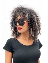 ラブ ロック Love' Lock&nbsp;ボブヘアのスパイラルパーマ・ハイライト・ブラックヘア