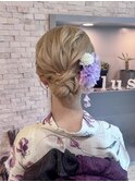 浴衣に映える♪上品まとめ髪アレンジ