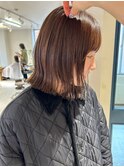 切りっぱなしボブ