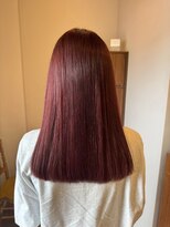 エスポワールヘアー 静岡伝馬町店(espoir hair)&nbsp;レッドカラー［静岡/静岡駅/新静岡駅/髪質改善/縮毛矯正/メンズ]