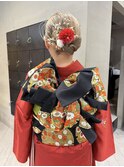 成人式ヘアセット/振袖ヘアセット/ヘアセット/堀場
