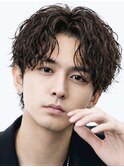 刈り上げセンターパート/波巻きツイストスパイラル/金沢