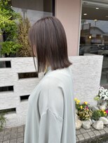 ウニレ バイ センス(unire by sense)&nbsp;【ブリーチ無しWカラー】透明感のあるオリーブベージュ