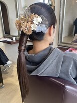 グラウンド 黒笹店(ground) 成人式・卒業式タイトヘアアレンジ