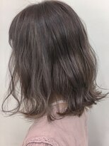 ブルーフェーセス 表参道(blue faces)&nbsp;『bluefaces』スモーキーラベンダーグレージュ×ウエーブ