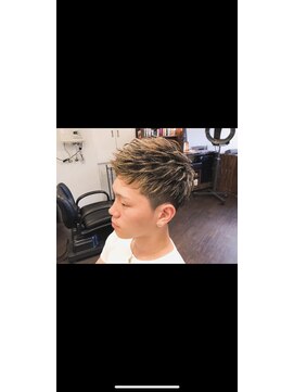 ヘアサロン ボンズ(BONDS) メンズハイライト