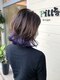 ラピッツヘアデザイン(la Pitt's hair design)の写真/【ケアカラー&カット￥12100】ダメージを抑えて透明感のある最旬カラーに☆退色してもキレイが続く…♪