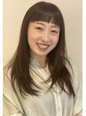 王道ロングレイヤースタイル