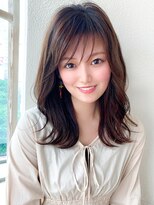 アフロート エル 錦糸町(AFLOAT L)&nbsp;韓国風美髪外ハネボブくびれミディアムレイヤーワイドバング