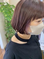 リミットヘアー 大在店(Remit hair) 【Remit hair田辺】イヤリングカラー入りボブ