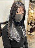 渋谷 インナーカラー/シルバーアッシュ/グレー/