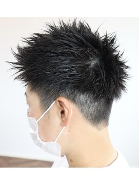 ウィスカーヘアー(whisker hair) ジェットソフトモヒカン