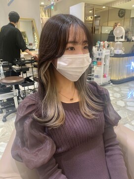 アッシュ 西葛西店(Ash) 韓国風インナーカラー