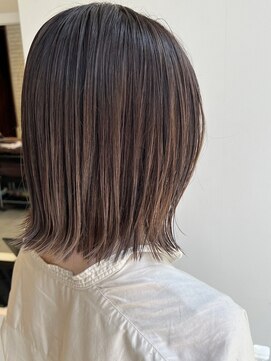 アデプト 金町店(adept) 【adept金町店　軽米style】切りっぱなし外ハネベルボブ