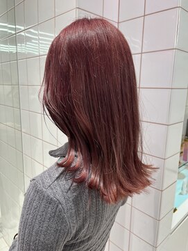 ロンドルーチェ 心斎橋(Lond luce) ダークアッシュ/ミディアムレイヤーカット［髪質改善/縮毛矯正］