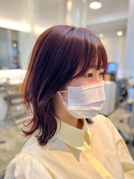 クララ スギタ(CLALA Sugita) ナチュラルウルフ☆ピンクブラウン