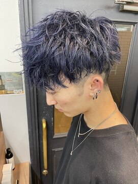 オムデュー(HOMME DEUX) 【AOI】ネイビーマッシュ