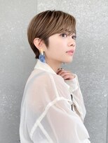 ロンド レグリーズ 立川(Lond leglise)&nbsp;ショート×顔周り×前髪×シルキーベージュ×グレージュカラー