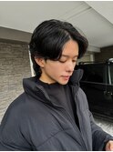 カルマパーマメンズカットメンズウルフウルフパーマ岡山南中央町