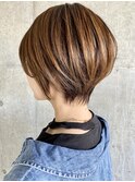 大人ショートボブ
