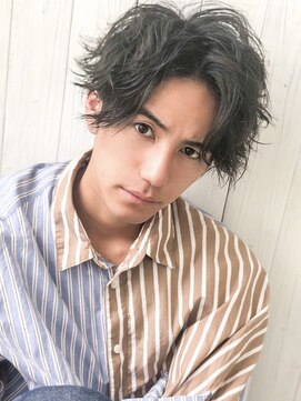 アグ ヘアー ロイス 新越谷店(Agu hair royce) 《Agu hair》ルーズウェーブセンターパート