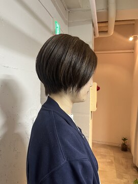 トクテ 吉祥寺(tokute) グレージュカラー/ボブウルフ/黒髪/ココアベージュ